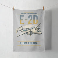 Thumbnail for E-2D Advanced Hawkeye design on light gray towel