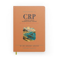 Thumbnail for Corpus Christi International Airport (CRP) design on orange notebook