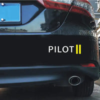 Thumbnail for Pilot & Stripes Car Sticker - view 6