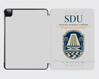 Thumbnail for Santos Dumont Airport (SDU) design on light gray ipad tablet case