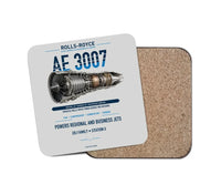 Thumbnail for AE 3007 design on light gray 1 piece coaster