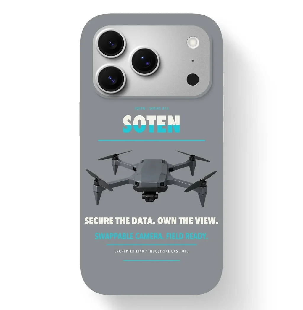 ACSL SOTEN Case design on gray iphone case