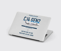 Thumbnail for Cessna Citation CJ4 Gen2 design on light gray MacBook case