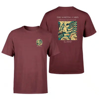 Thumbnail for VINTAGE G4155 - The Sorting Cabin - Double-Side T-Shirt design on darkred double side t shirt