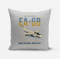 Thumbnail for EA-6B Prowler design on light gray pillow