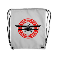 Thumbnail for Ready for Departure Drawstring Bag - view 6