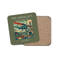 Thumbnail for The Airmail Run - Designed Coasters design on green army 1-piece