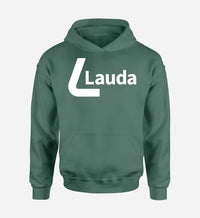 Thumbnail for Lauda logo printed on green hoodie
