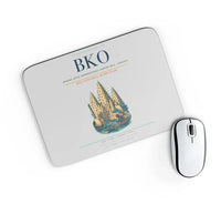 Thumbnail for Modibo Keita International Airport (BKO) design on light gray rectangle mouse pad