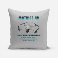 Thumbnail for DJI Matrice 4D design on light gray pillow
