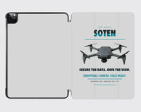 Thumbnail for ACSL SOTEN design on light gray ipad tablet case