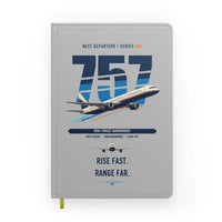 Thumbnail for Boeing 757-200 design on light gray notebook