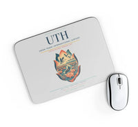 Thumbnail for Udon Thani International Airport (UTH) design on light gray rectangle mouse pad
