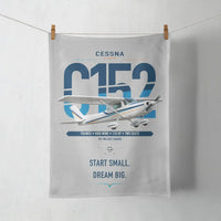 Thumbnail for Cessna 152 design on light gray towel