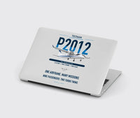 Thumbnail for Tecnam P2012 Traveller design on light gray MacBook case