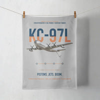 Thumbnail for KC-97L STRATOFREIGHTER design on light gray towel