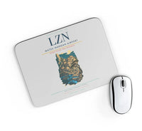 Thumbnail for Matsu Nangan Airport (LZN) design on light gray rectangle mouse pad