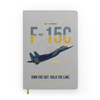 Thumbnail for F-15C Eagle design on light gray notebook