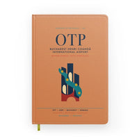 Thumbnail for Bucharest Henri Coandă International Airport (OTP) design on orange notebook