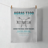 Thumbnail for DJI Agras T100 design on light gray towel