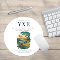 Thumbnail for Saskatoon John G. Diefenbaker International Airport (YXE) design on white round mouse pad