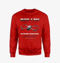 Thumbnail for DJI Mavic 4 Pro design on red sweatshirt