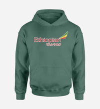 Thumbnail for Ethiopian Airlines logo printed on green hoodie