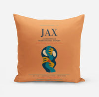 Thumbnail for Jacksonville International Airport (JAX) design on orange pillow