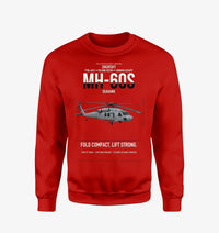 Thumbnail for Sikorsky MH-60S Seahawk design on red sweatshirt