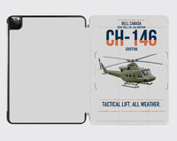 Thumbnail for Bell Canada CH-146 Griffon design on light gray ipad tablet case
