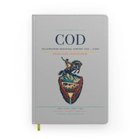 Thumbnail for Yellowstone Regional Airport (COD) design on light gray notebook