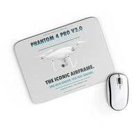 Thumbnail for DJI Phantom 4 Pro V2.0 design on light gray rectangle mouse pad