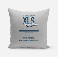 Thumbnail for Cessna Citation XLS design on light gray pillow