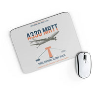 Thumbnail for Airbus A330 MRTT design on light gray rectangle mouse pad
