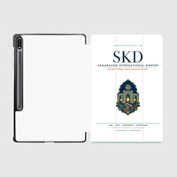 Thumbnail for Samarkand International Airport (SKD) design on white samsung tablet tablet case