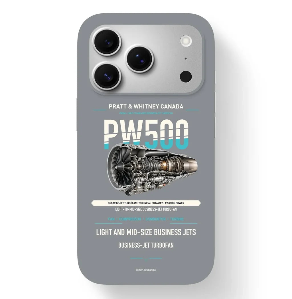 PW500 Case design on gray iphone case