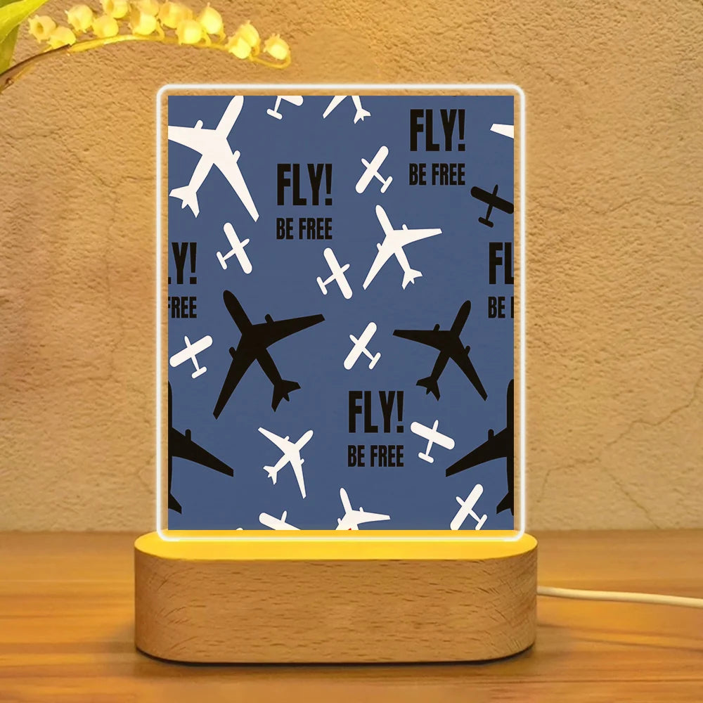Fly Be Free Blue Lamp - view 6