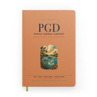 Thumbnail for Punta Gorda Airport (PGD) design on orange notebook