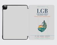 Thumbnail for Long Beach Airport (Daugherty Field) (LGB) design on light gray ipad tablet case