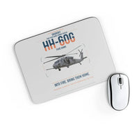 Thumbnail for Sikorsky HH-60G Pave Hawk design on light gray rectangle mouse pad