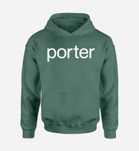 Thumbnail for Porter Airlines logo printed on green hoodie