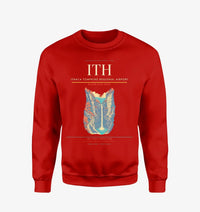 Thumbnail for Ithaca Tompkins Regional Airport (ITH) design on red sweatshirt