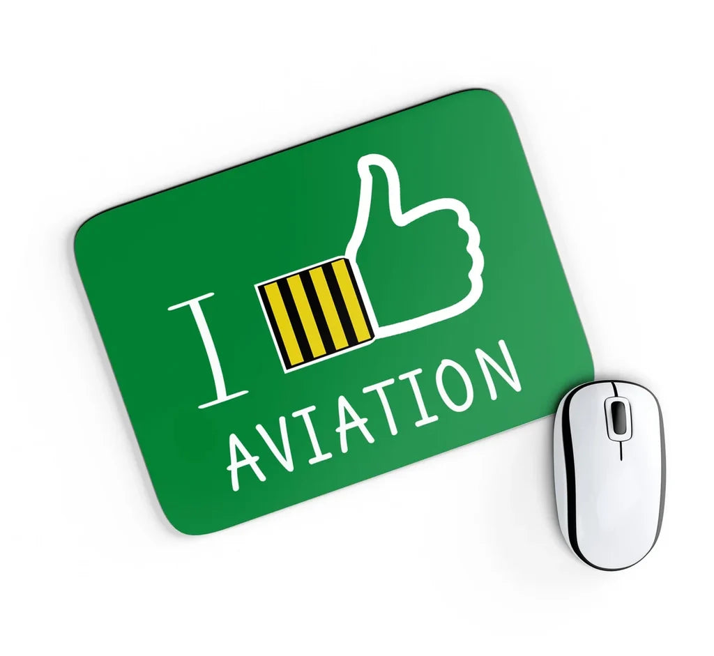 I Like Aviation Mouse Pad - view 6