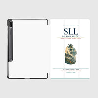Thumbnail for Salalah Airport (SLL) design on white samsung tablet tablet case