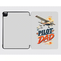 Thumbnail for Pilot Dad design on light gray ipad tablet case