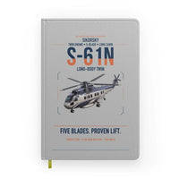 Thumbnail for Sikorsky S-61N design on light gray notebook