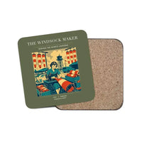 Thumbnail for The Windsock Maker - Designed Coasters design on green army 1-piece