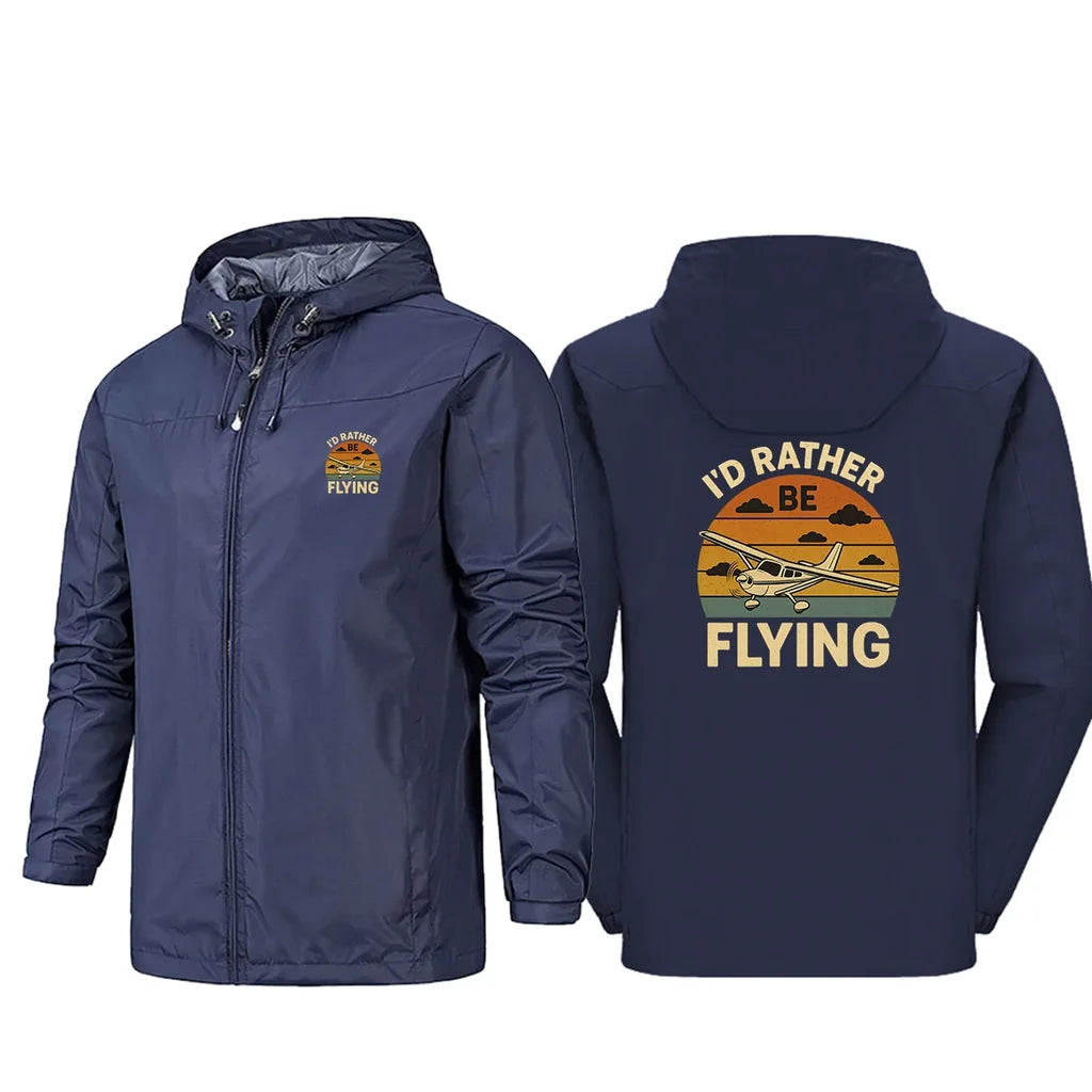 I'd Rather Be Flying Rain Jacket - view 6