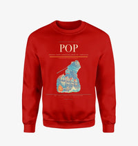 Thumbnail for Gregorio Luperón International Airport (POP) design on red sweatshirt