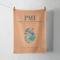 Thumbnail for Palma de Mallorca Airport (PMI) design on orange towel